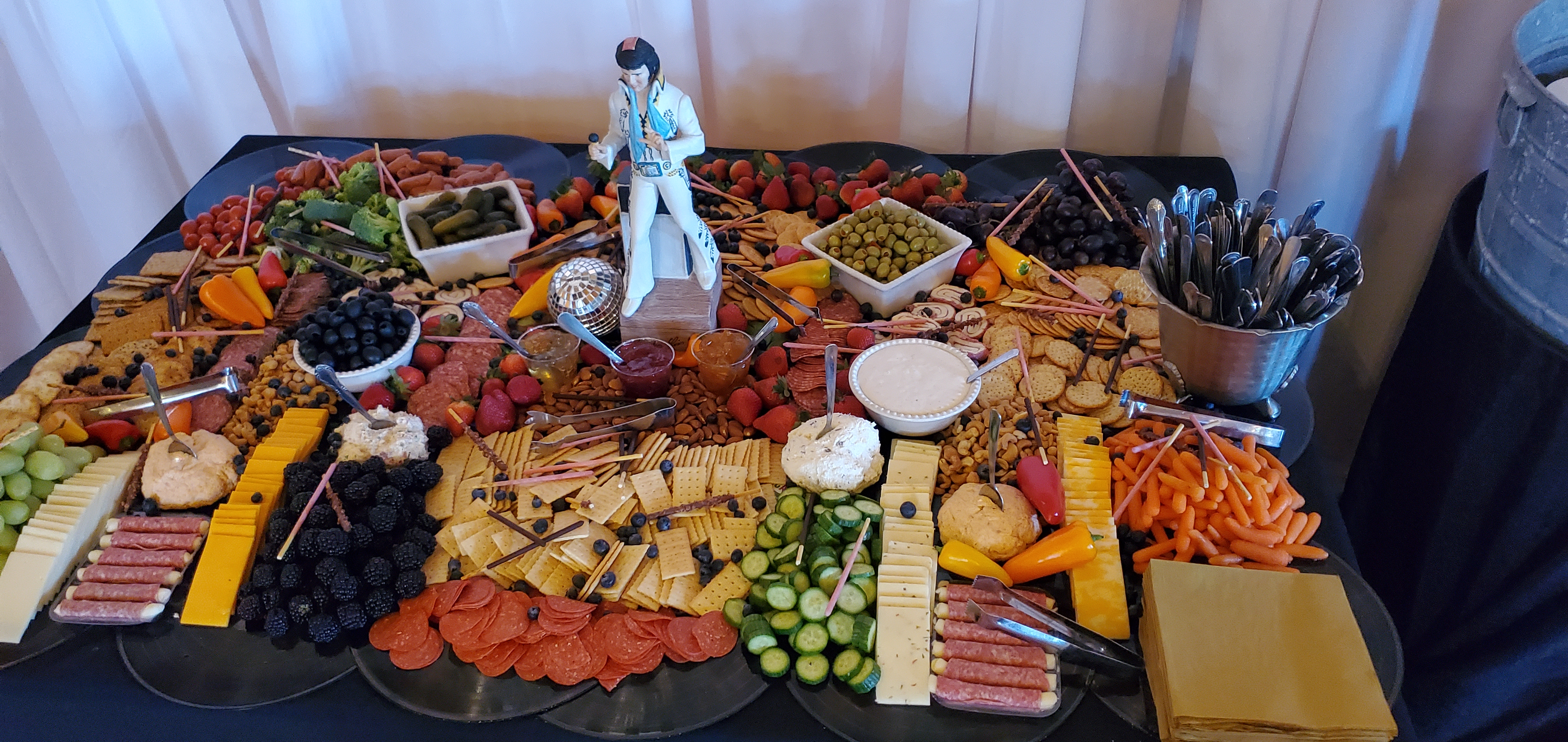 charcuterie table at special event