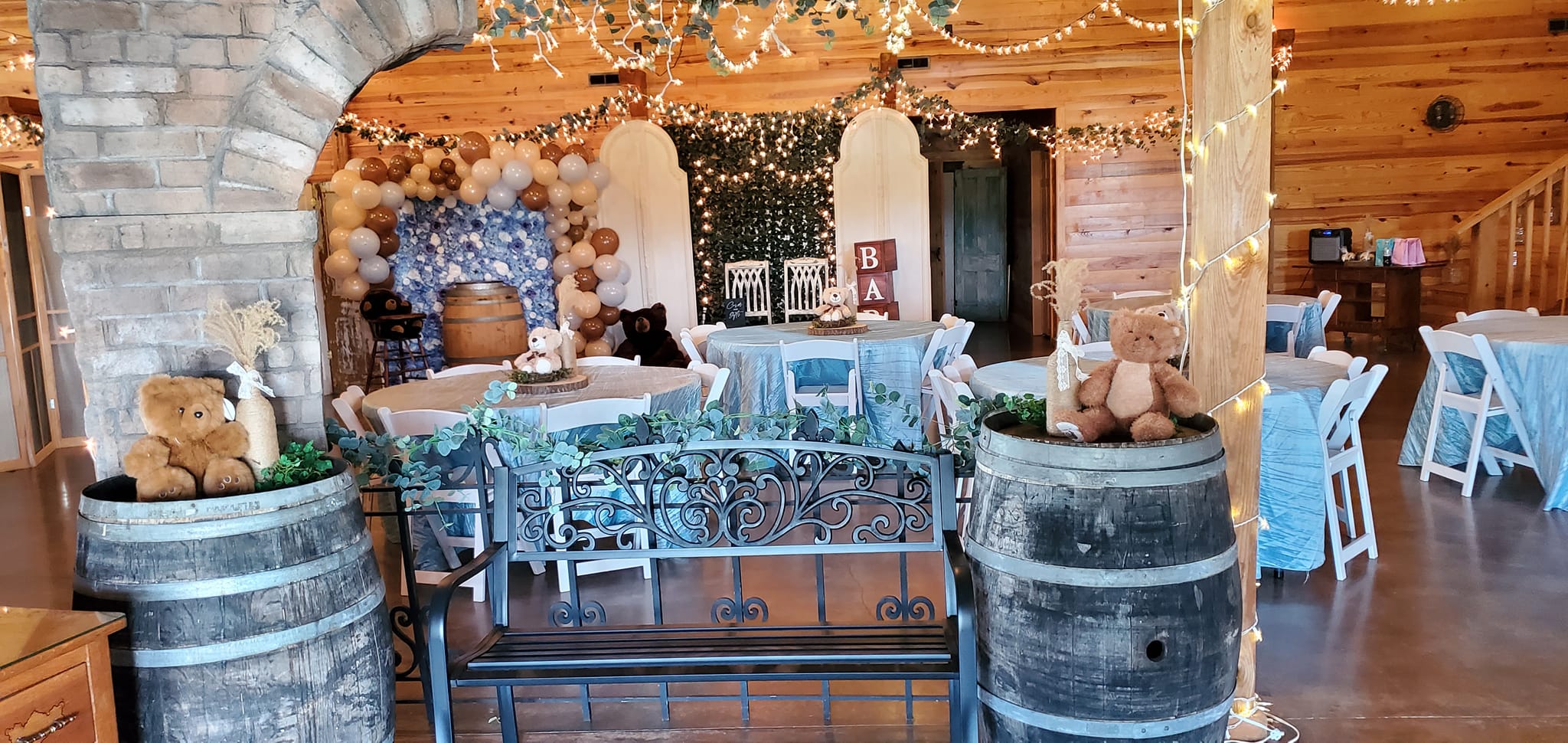 teddy bear baby shower decor