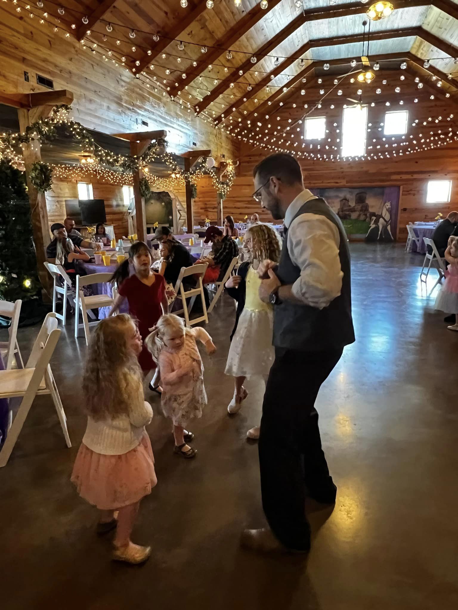 father daughter dance at fundraiser