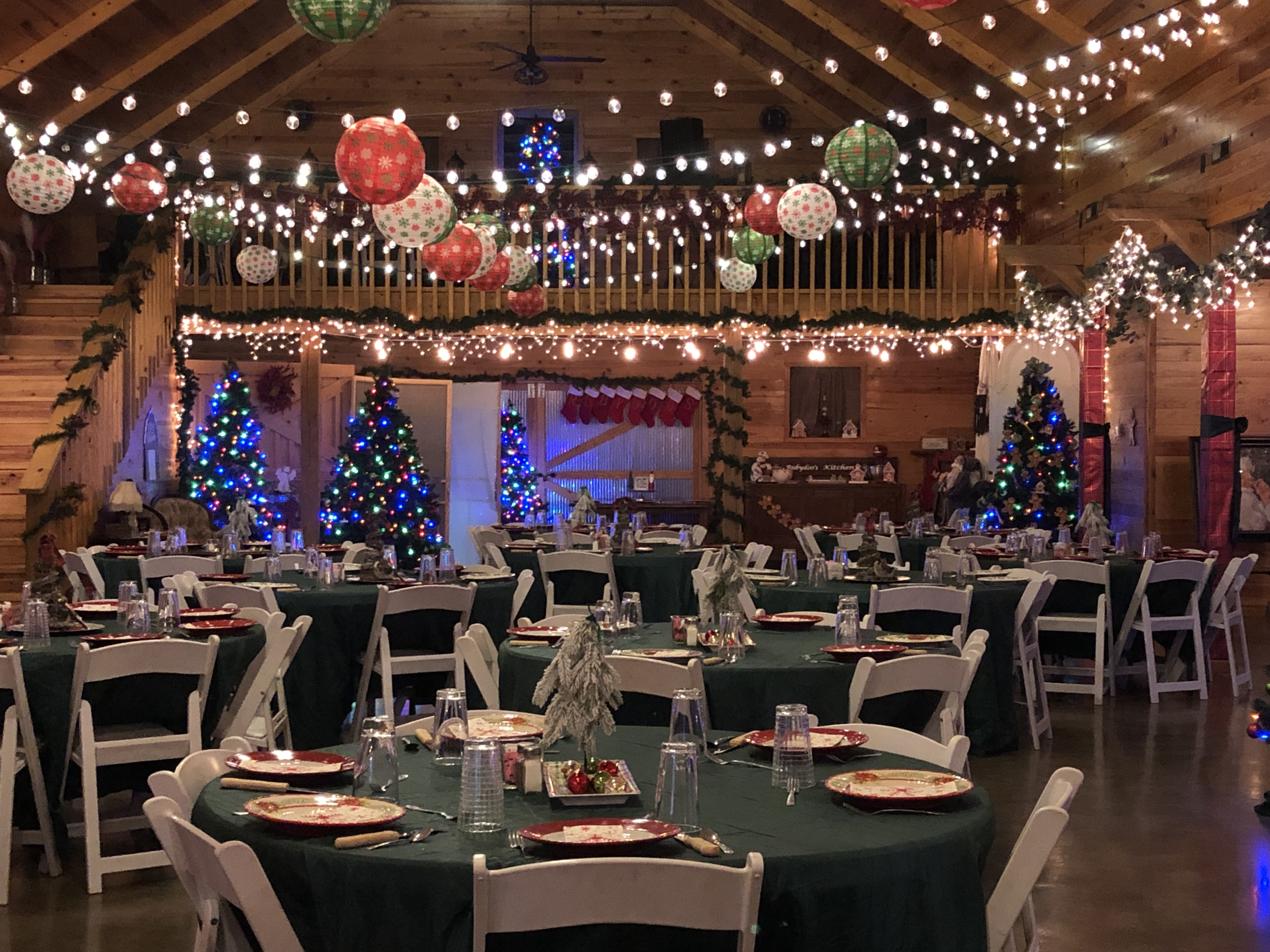 Christmas party at Rubydoo's Vintage Event Center